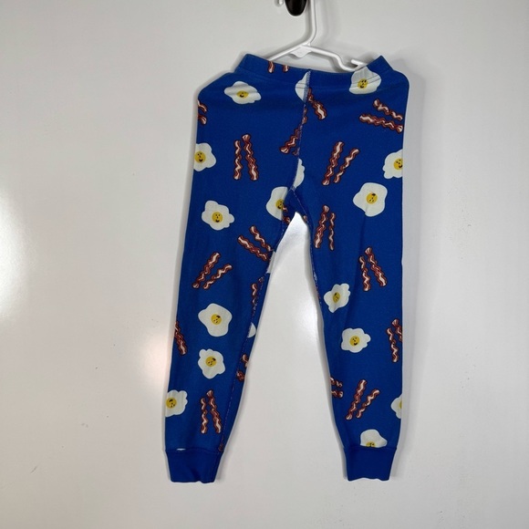 Hanna Andersson Eggs and Bacon Long Sleeve Pajamas Size 5 - Picture 5 of 6